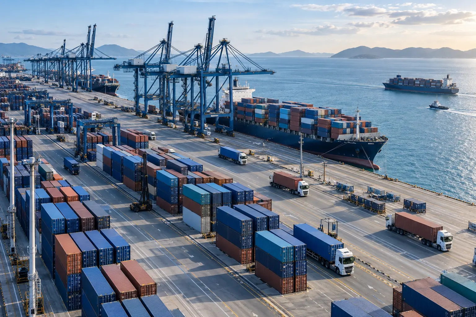 Container terminal and cargo operations